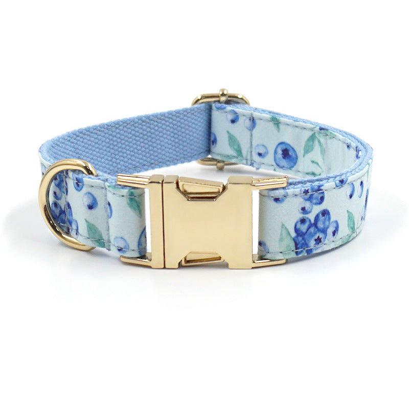 Blueberry Dog Collar Set