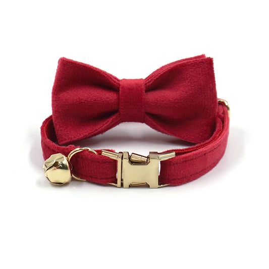 Red Velvet Cat Collar