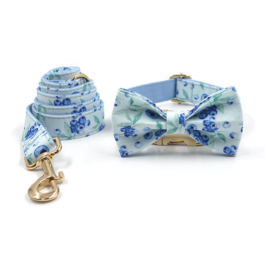 Blueberry Dog Collar Set