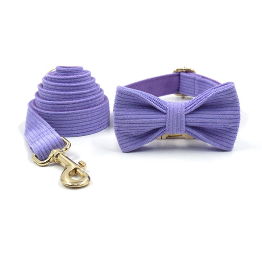 Lavender Dog Collar Set