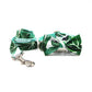 Green Leafs Dog Collar