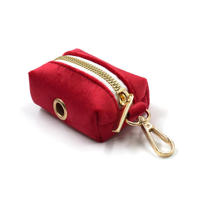 Red Wine Velvet Dog Collar