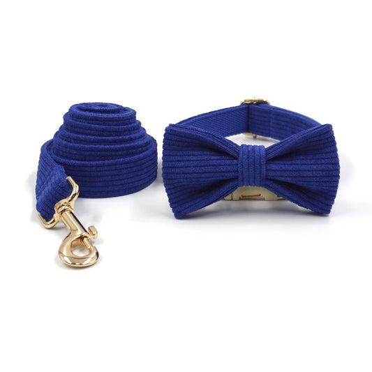 Royal Blue Dog Collar Set