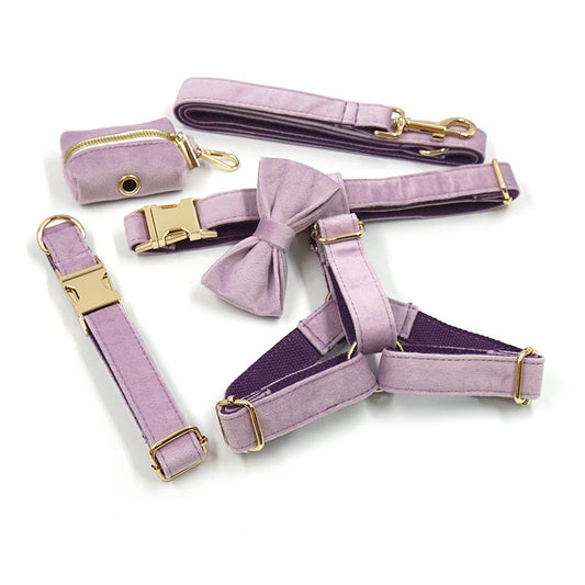 Violet Velvet Dog Harness