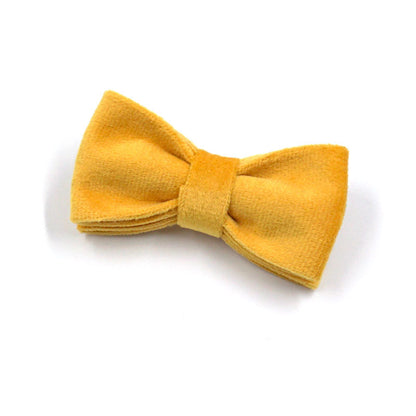 Yellow Velvet Cat Collar