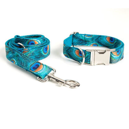 Peacock Dog Collar