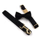 Black Dog Collar Set