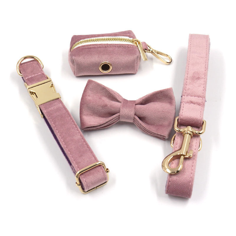 Garmet Pink Dog Collar