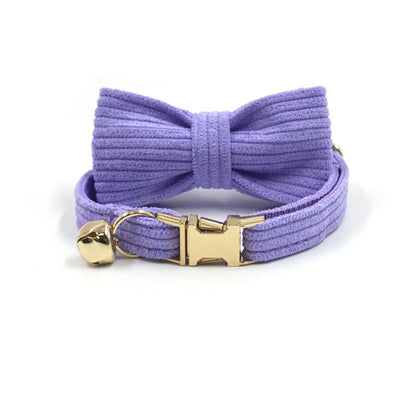 Lavender Velvet Cat Collar