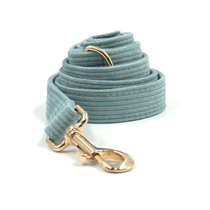 Green Mint Velvet Dog Collar