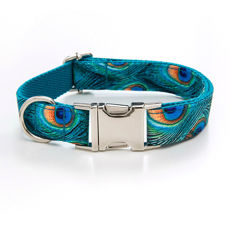 Peacock Dog Collar