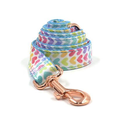 Personalised Dog Collar Rainbow