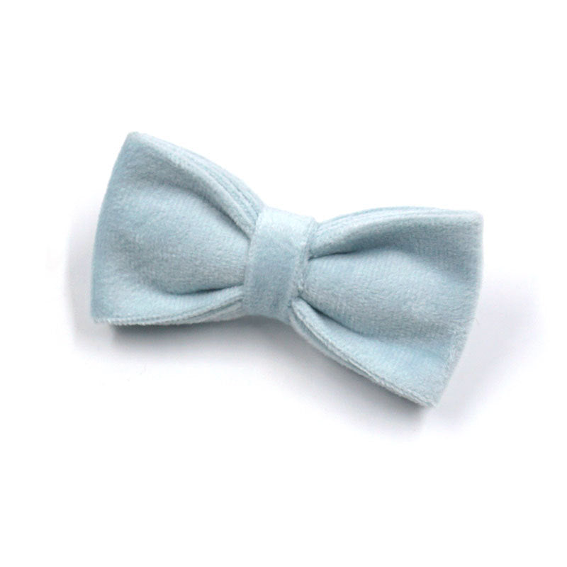 Sky Blue Velvet Cat Collar